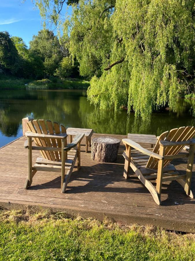 Cwmbach Lodge Luxury B&B Glasbury Bagian luar foto