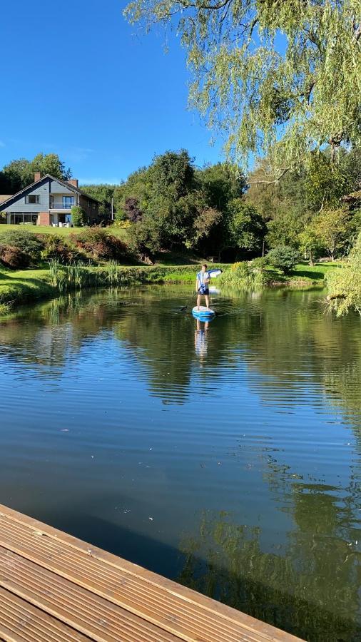 Cwmbach Lodge Luxury B&B Glasbury Bagian luar foto